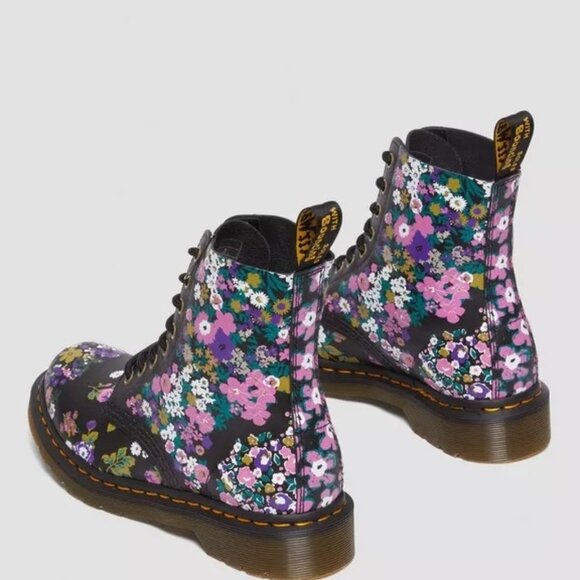 🆕 DR. MARTENS 1460 Vintage Floral Lace-Up Ankle Boot Bootie 7 - Picture 3 of 16